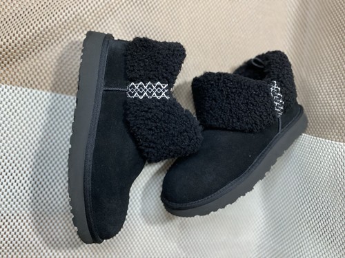 Ugg adirondack black shearling - black,