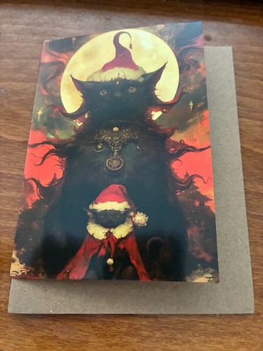 Gothic cats themed christmas - gothic,