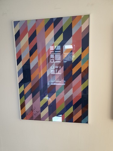 Bridget riley hand - hand, signed
