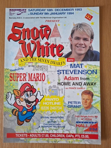 1993 barnsley civic theatre - 1993-4,