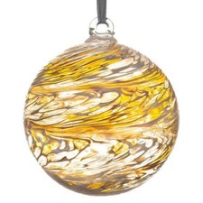 Sienna Glass Pastel Gold 15cm