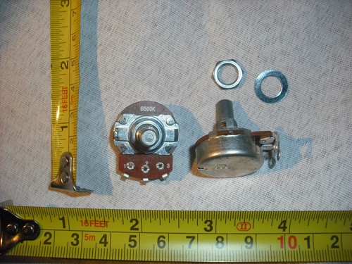B500k 500k ohm lin pot - , guitar