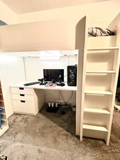 IKEA Smastad White Loft Bed
