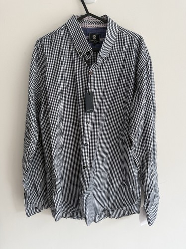 Navy and white checked steel - navy, +