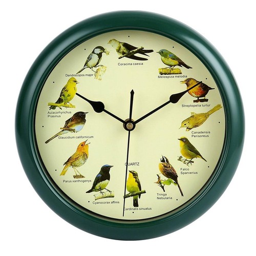 Musical bird wall - musical, clock