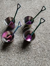 Metal Oil Slick Rainbow Bucket