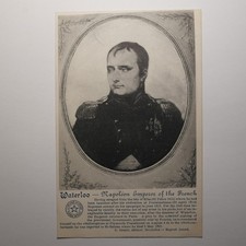 postcard waterloo napoleon