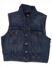 G-STAR Womens Crop Denim Gilet