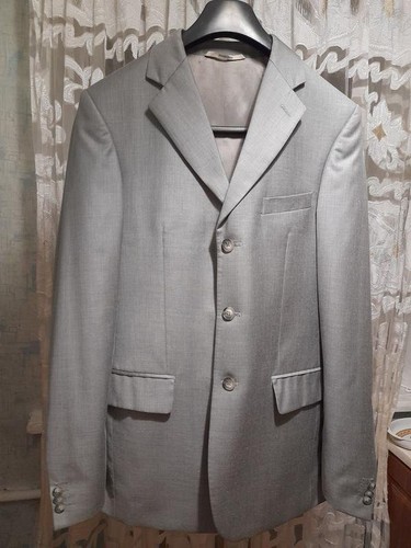 Men suit grey polyester m - men,