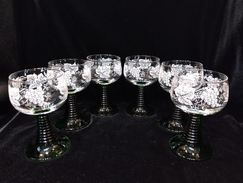 Vtg german roemer etched - german,