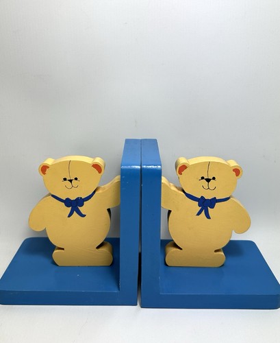Vintage teddy bear - bear, bookends