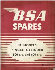BSA M20 M21 M33 500cc 600cc