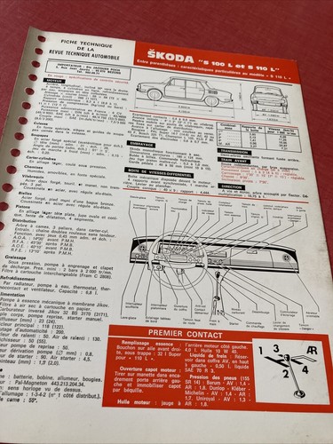 Automobile technical sheet - automobile,