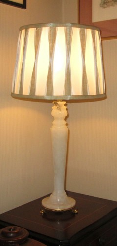 White octagonal carved - octagonal, italian