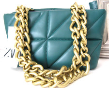 ZARA!! FOREST GREEN QUILTED
