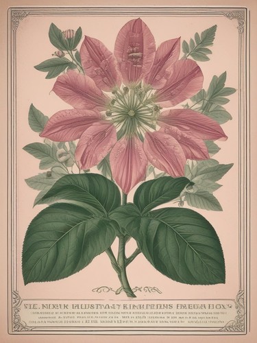 Vintage botanical - ad,