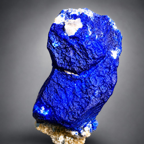 Blue azurite with - blue,