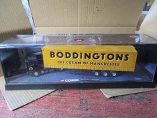 boxed 1/50 Corgi 75202 ERF Curtainside Lorry Boddingtons