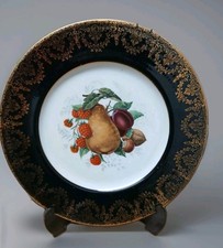 Vintage Decorative  China Fenton Plate With still  fruit Design 