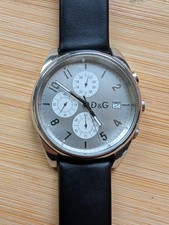 D&G Time 01 Quartz Watch Stainless Steel Case