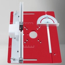 Aluminium Router Insert Table Board with Sliding Fence Flip Bracket Tool for Woo