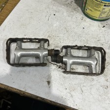 Shimano Deore DX PD-M650 MTB Pedals 390g black BJ 1989 Vintage 9/16” Flats