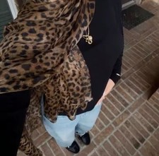 Luxury Leopard Print Hijab