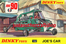 Dinky Toys 102 Joe 90 Gerry Anderson 1968 A3 Size Poster Advert Leaflet Sign
