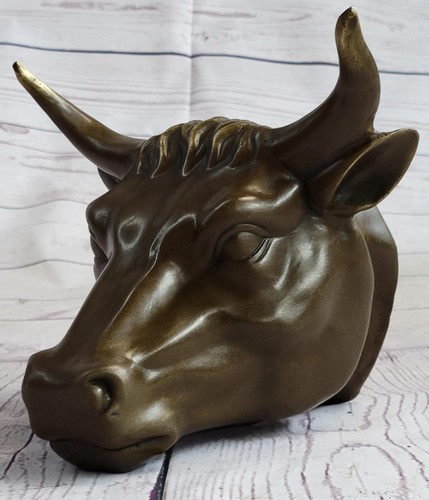 Wall mounted hanging bull cow - bull,
