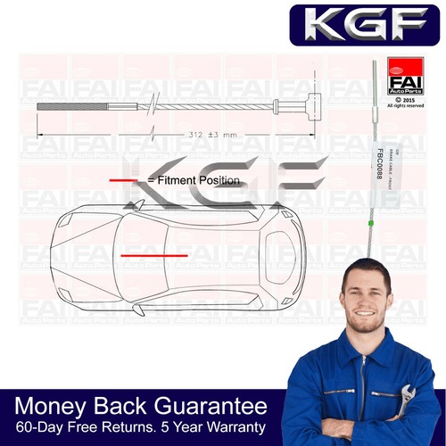 Kgf front hand - brake, cable