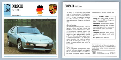Porsche 924 turbo 1978 - porsche,
