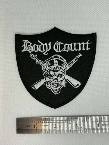 Body count iron on woven - -,