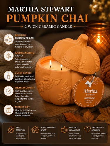 Martha stewart pumpkin - pumpkin, chai