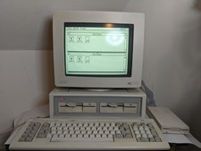 Amstrad PC 1512 MM 640k 32MB Filecard Working but please read 3.5" 5.25" PC1512