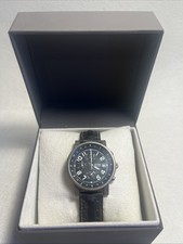 Mens Genuine Zeitner Chronotech Chronograph Watch New Battery no box