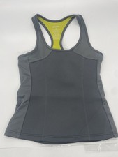 Zaggora Gray M Hot Top Neoprene Sauna Tank Rash Guard Surf Slimming Swim Beach