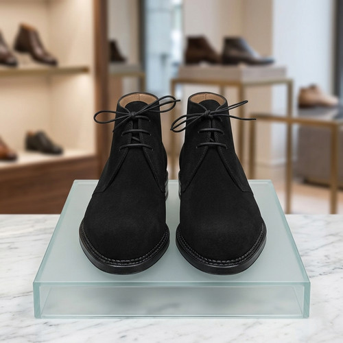 New formal men black suede - men's,
