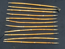 11 Vintage Bamboo Drain Rods
