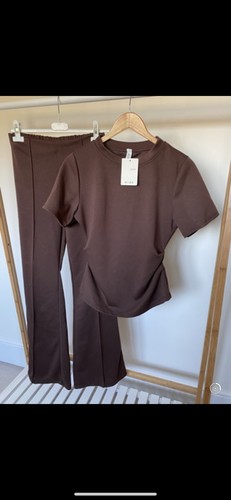 Fabulous brown ruched sides - brown,