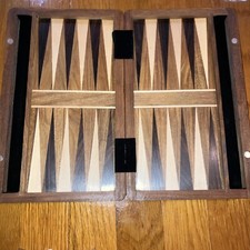 Wooden Backgammon Set Folding