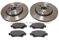 FRONT 2 BRAKE DISCS AND PADS
