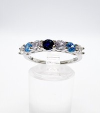Blue Sparkling Ring Genuine