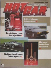 Hot Car magazine January 1983