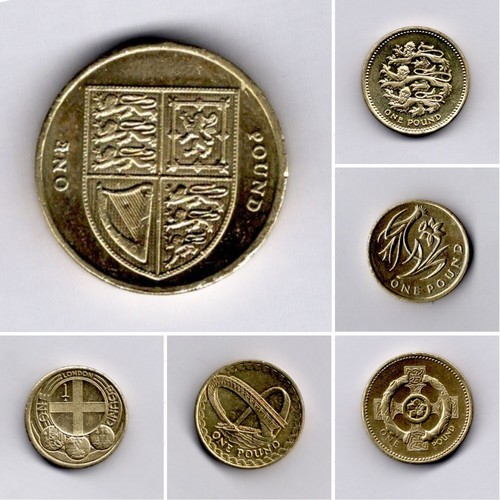 One pound british coins - uk,