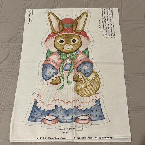 Vintage story book bunny - story,