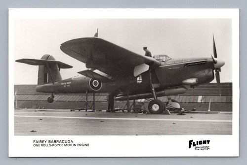 Fairey barracuda real photo - fairey,