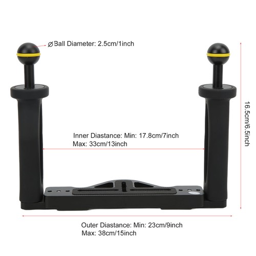 Video light holder - holder, dual