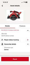 Hilti SCW 22-A Cordless