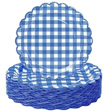 50 Pieces Navy Blue Gingham