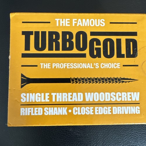 Turbo gold wood screws x - turbo,